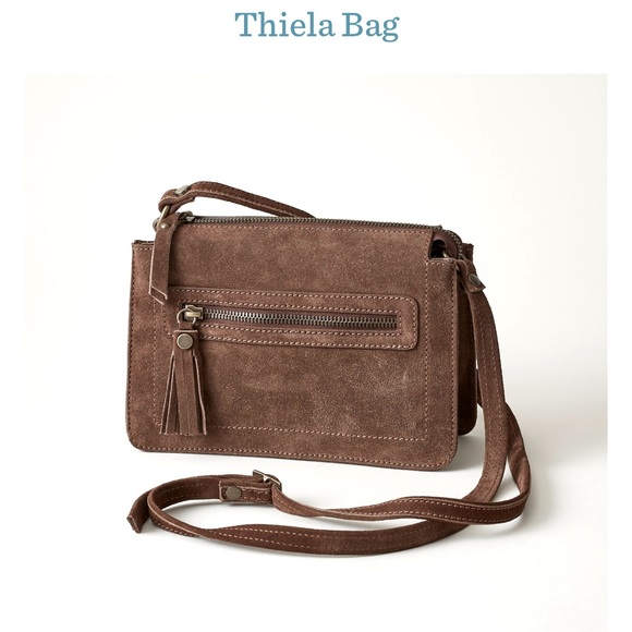 Sundance Bags Nwt Sundance Thiela Brown Suede Shoulder Bag Poshmark